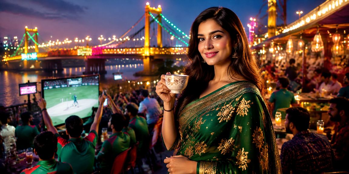 বরিশালে রাতের বাজারে মোবাইল আর্থিক লেনদেনের ছবি
